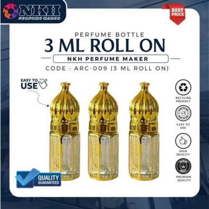 BOTOL KOSONG MINYAK WANGI 3ML ARABIC ROLL ON
