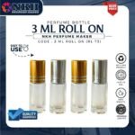 BOTOL KOSONG MINYAK WANGI ROLL ON 3ML (RL-T3)