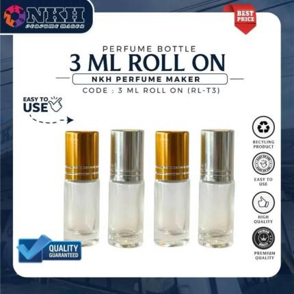 BOTOL KOSONG MINYAK WANGI ROLL ON 3ML (RL-T3)