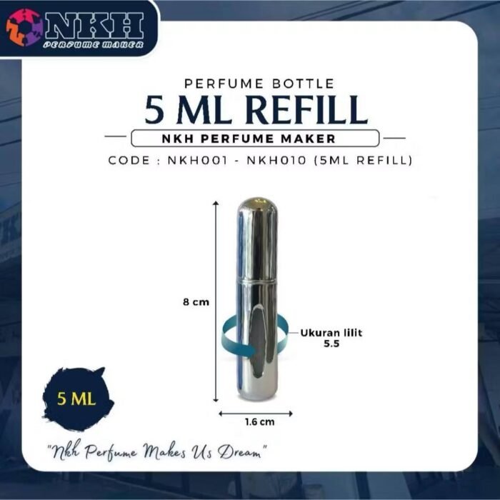 EMPTY BOTTLE FRAGRANCE REFILL 5ML (NKH 001 - NKH 010) - Image 2
