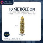 EMPTY BOTTLE FRAGRANCE ARABIC ROLL ON 10ML (ARC-0030) - Image 3