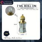 EMPTY BOTTLE FRAGRANCE ARABIC ROLL ON 7ML (ARC-005) - Image 3