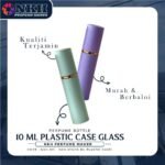 EMPTY BOTTLE FRAGRANCE PLASTIC METAL CASE 10ML (NKH 011-016) - Image 2