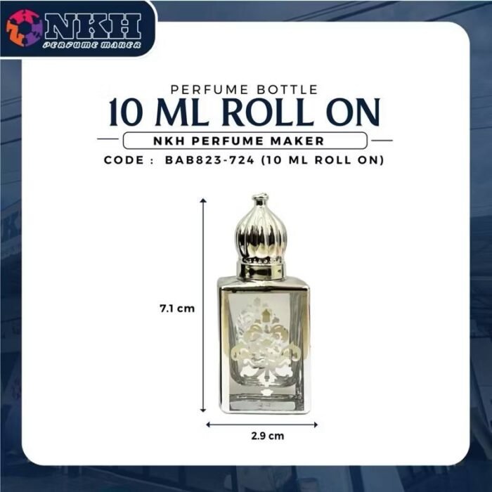 EMPTY BOTTLE FRAGRANCE ARABIC ROLL ON 10ML (BAB 823-724) - Image 3