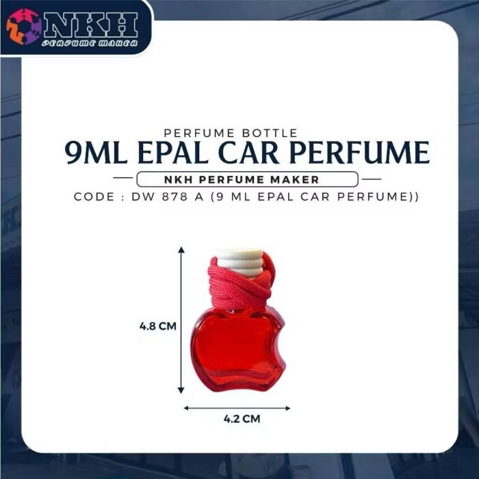 EMPTY BOTTLE CAR PERFUME APPLE 9ML (DW 878 A) - Image 3