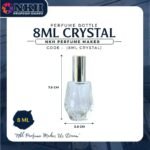 EMPTY BOTTLE FRAGRANCE CRYSTAL SCREW TYPE 8ML - Image 3