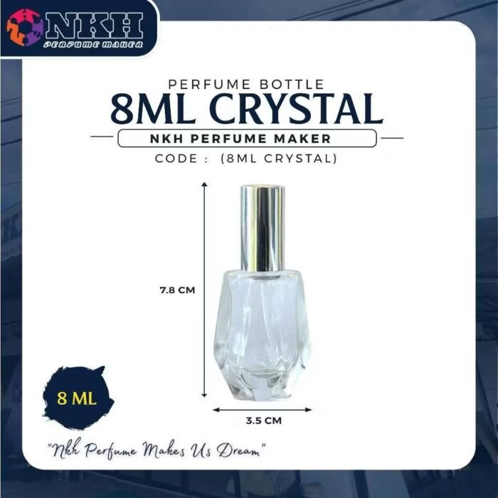 EMPTY BOTTLE FRAGRANCE CRYSTAL SCREW TYPE 8ML - Image 3