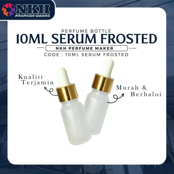 EMPTY BOTTLE FRAGRANCE SERUM FROSTED 10ML - Image 2