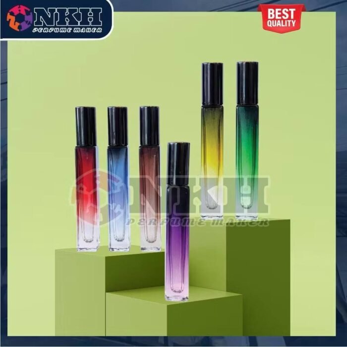 EMPTY BOTTLE FRAGRANCE LONG SQUARE SCREW 10ML (FX52H) - Image 4