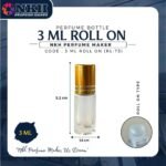 BOTOL KOSONG MINYAK WANGI ROLL ON 3ML (RL-T3) - Image 3
