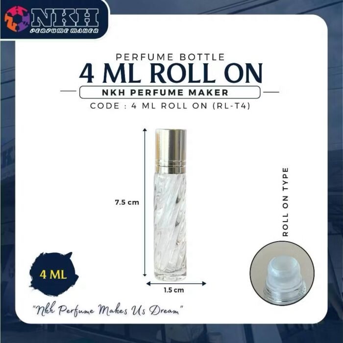 EMPTY BOTTLE FRAGRANCE ROLL ON 4ML (RL-T4) - Image 3