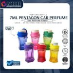 EMPTY BOTTLE CAR PERFUME PENTAGON 7ML (XF 002)