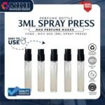 BOTOL KOSONG MINYAK WANGI 3ML SPRAY PRESS (NKH-SH3)