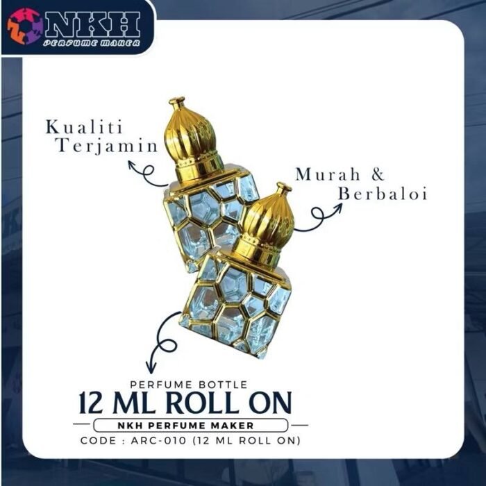 EMPTY BOTTLE FRAGRANCE ARABIC 12ML (ARC-010) - Image 2