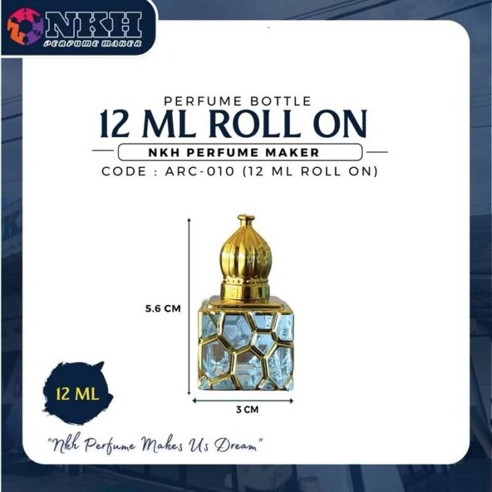 EMPTY BOTTLE FRAGRANCE ARABIC 12ML (ARC-010) - Image 3