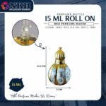 EMPTY BOTTLE FRAGRANCE ARABIC ROLL ON 15ML (ARC-012) - Image 3