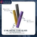EMPTY BOTTLE FRAGRANCE METAL CASE GLASS 12ML (NKH017-024) - Image 2