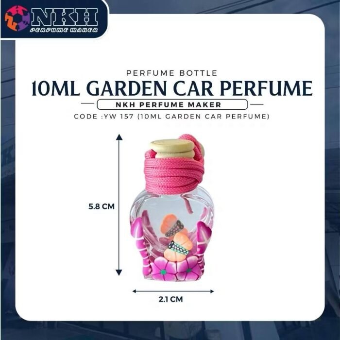 EMPTY BOTTLE FLORAL CAR PERFUME (YW 157) - Image 3
