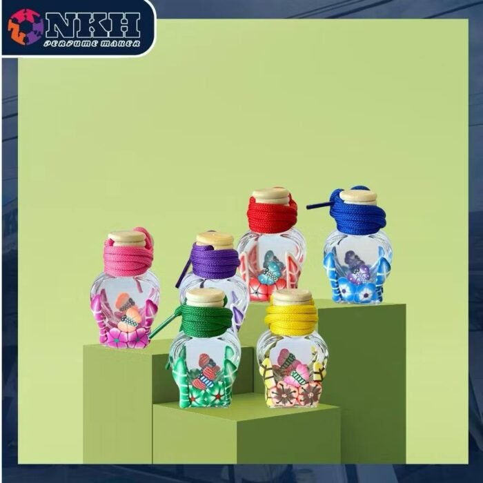 EMPTY BOTTLE FLORAL CAR PERFUME (YW 157) - Image 4