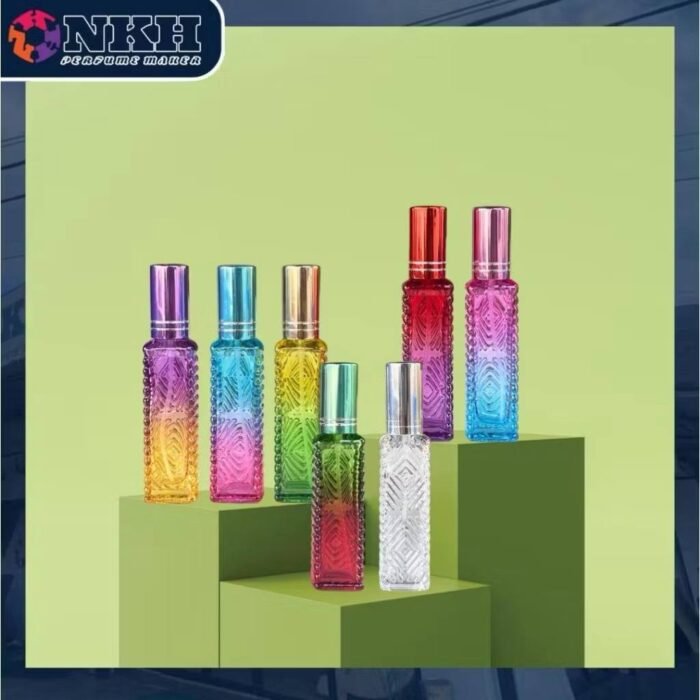 EMPTY BOTTLE FRAGRANCE LONG SQUARE 2LAYERS COLOURS 13ML (YA56) & (YD56) - Image 4