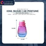 EMPTY BOTTLE CAR PERFUME OVAL SHAPE 2TONE CLOURS (DH 667) - Image 3