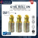 EMPTY BOTTLE FRAGRANCE ARABIC ROLL ON 12ML (ARC-0025)