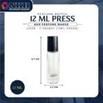EMPTY BOTTLE FRAGRANCE PRESS CIRCLE 12ML (Y 052801) - Image 3