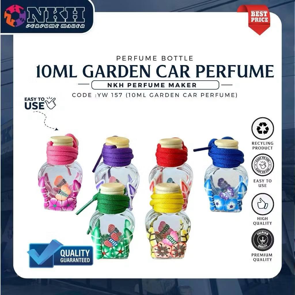 YW 157 EMPTY BOTTLE FLORAL CAR PERFUME (YW 157) - Image 1