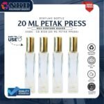 EMPTY BOTTLE FRAGRANCE 20ML SQUARE PRESS ( CB-B129 )