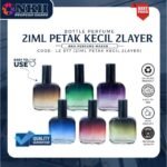 EMPTY BOTTLE FRAGRANCE 21ML SQUARE 2 LAYERS SCREW ( LZ 577 )