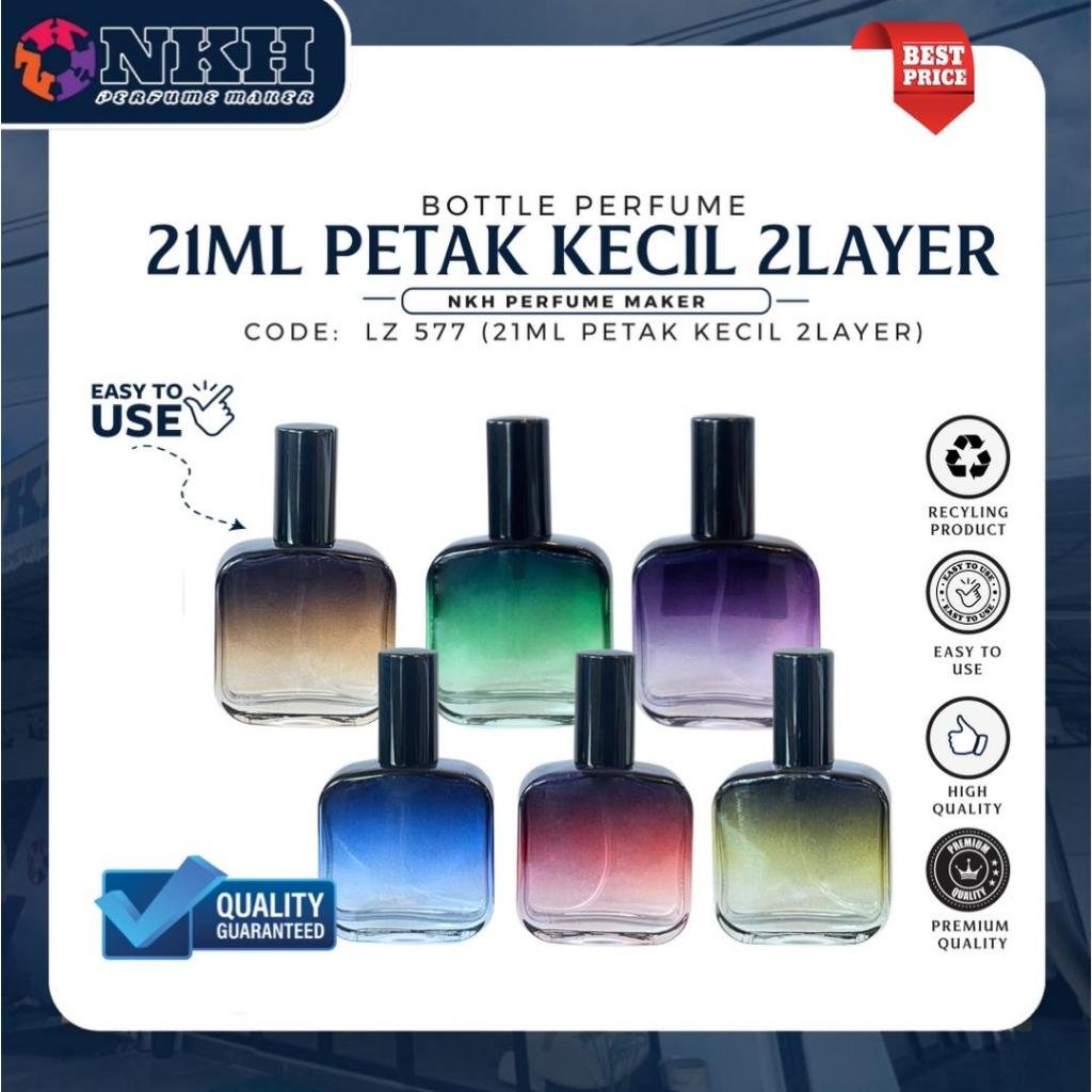 my-11134207-7rasl-mdke0y3vaj7jc8 EMPTY BOTTLE FRAGRANCE 21ML SQUARE 2 LAYERS SCREW ( LZ 577 ) - Image 1