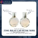 EMPTY BOTTLE FRAGRANCE 25ML CIRCLE CAP SQUARE SCREW ( PT 179 ) - Image 2