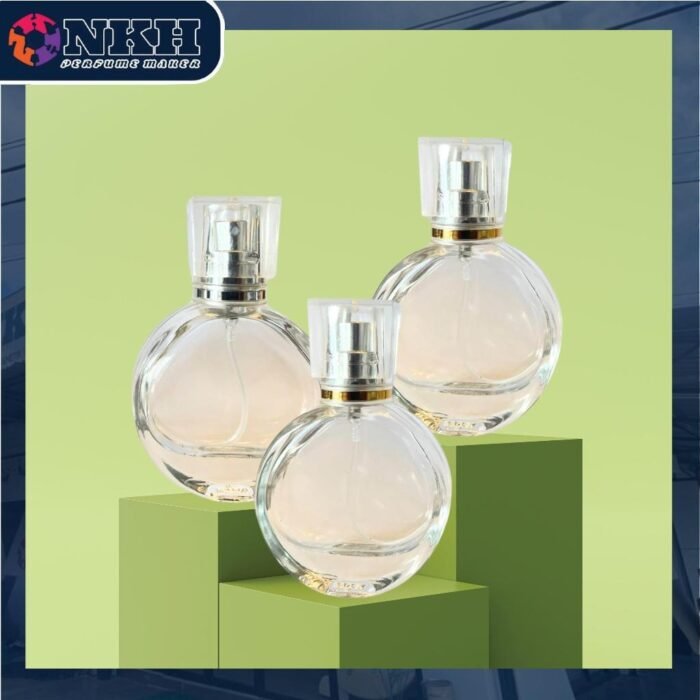 EMPTY BOTTLE FRAGRANCE 25ML CIRCLE CAP SQUARE SCREW ( PT 179 ) - Image 4
