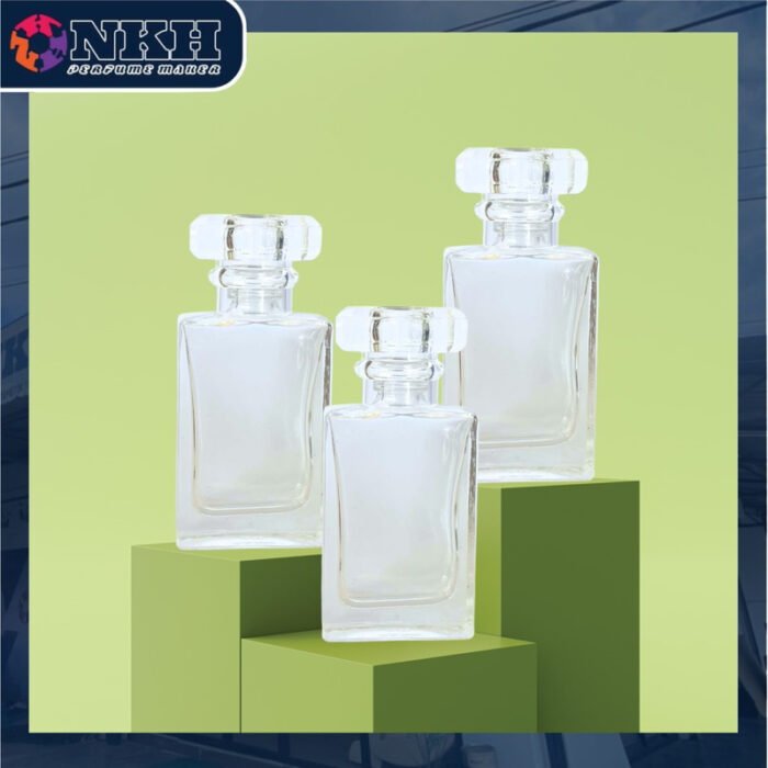 EMPTY BOTTLE FRAGRANCE 25ML SQUARE CAP T PRESS ( LZ-198K ) - Image 4