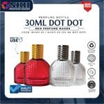 EMPTY BOTTLE FRAGRANCE 30ML DOT DOT SCREW ( NKH 811-01/02 )