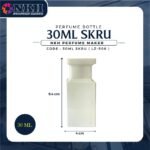 EMPTY BOTTLE FRAGRANCE 30ML SLIM SQUARE SCREW ( LZ-508 ) - Image 3