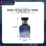 EMPTY BOTTLE FRAGRANCE 30ML MINI SQUARE SCREW ( LZ 483 ) - Image 3