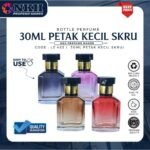 EMPTY BOTTLE FRAGRANCE 30ML MINI SQUARE SCREW ( LZ 483 )