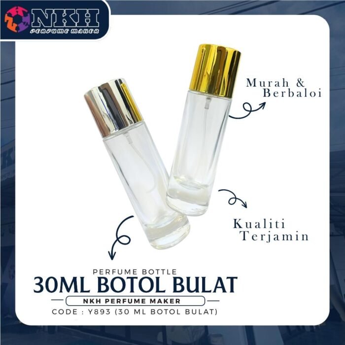 EMPTY BOTTLE FRAGRANCE 30ML CIRCLE VIRAL SCREW ( B 1805 ) - Image 2