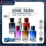 EMPTY BOTTLE FRAGRANCE 30ML CIRCLE SCREW ( LZ-187 )