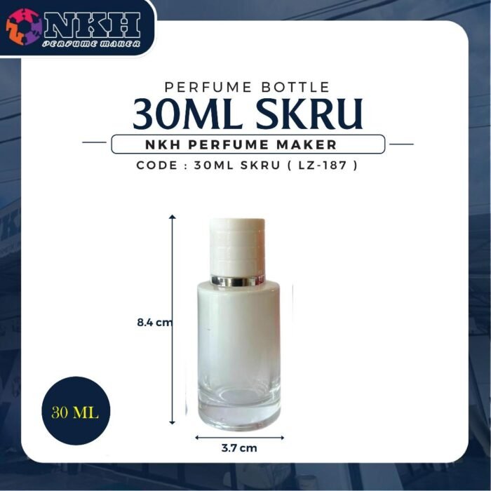 EMPTY BOTTLE FRAGRANCE 30ML CIRCLE SCREW ( LZ-187 ) - Image 3