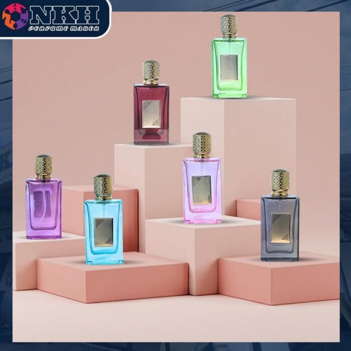 EMPTY BOTTLE FRAGRANCE 30ML SQUARE GOLDEN LINE ( LZ 639 ) - Image 4