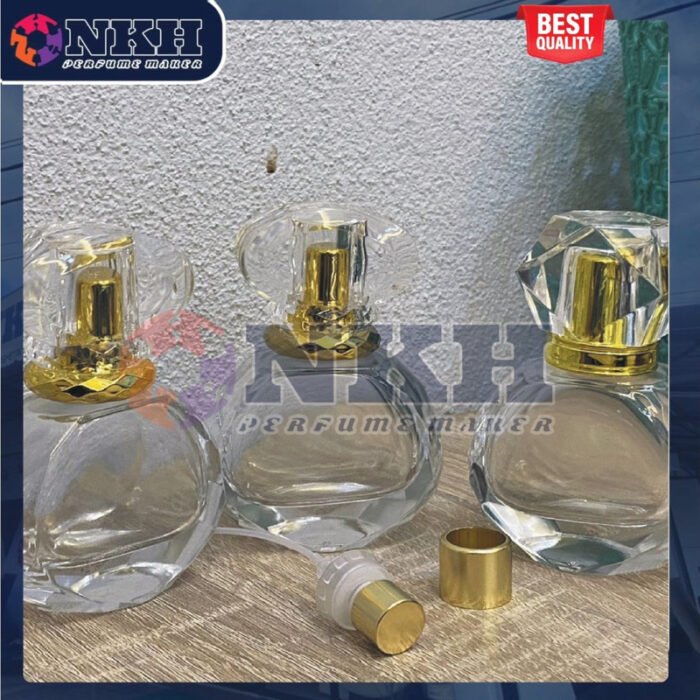 EMPTY BOTTLE FRAGRANCE 30ML LUXURY DIAMOND PRESS ( 7013  ) - Image 4