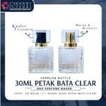 EMPTY BOTTLE FRAGRANCE 30ML SQUARE BRICK CLEAR PRESS ( CB-B3408/C / W2994 ) - Image 2