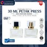EMPTY BOTTLE FRAGRANCE 30ML SMALL SQUARE PRESS ( K1004 )