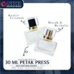 EMPTY BOTTLE FRAGRANCE 30ML SMALL SQUARE PRESS ( K1004 ) - Image 2