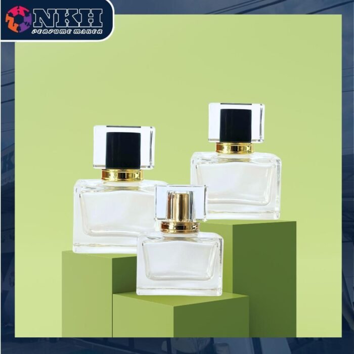 EMPTY BOTTLE FRAGRANCE 30ML SMALL SQUARE PRESS ( K1004 ) - Image 3