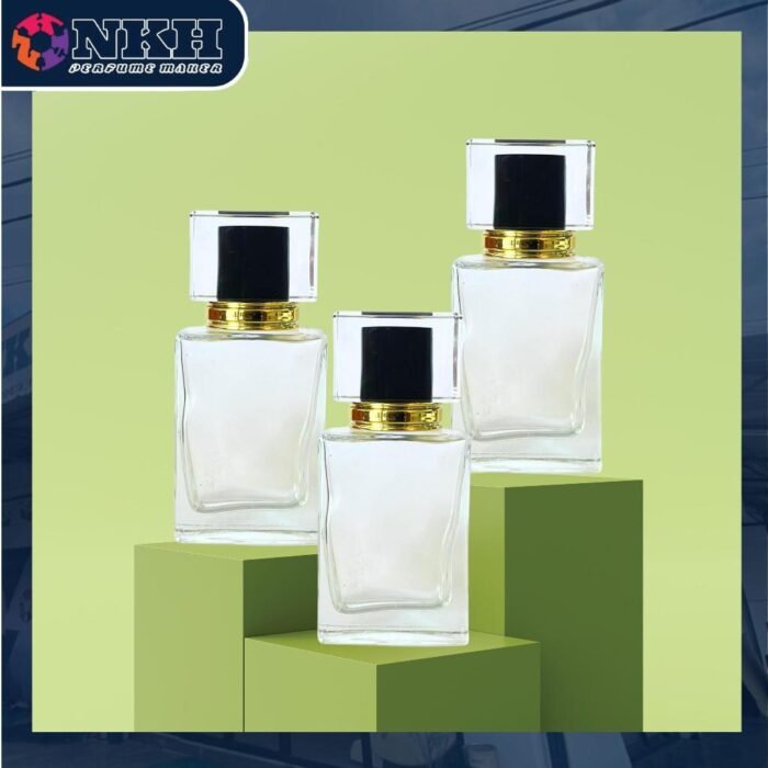 EMPTY BOTTLE FRAGRANCE 30ML SQUARE CLEAR PRESS ( T106 ) - Image 4