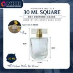 EMPTY BOTTLE FRAGRANCE 30ML SQUARE SCREW ( PT 074 ) - Image 2