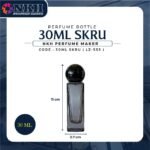 EMPTY BOTTLE FRAGRANCE 30ML LONG SQUARE BALL CAP SCREW ( LZ 555 ) - Image 3
